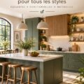 Cuisine sur mesure avec armoires élégantes et fonctionnelles