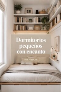 Une petite chambre avec une décoration charmante et chaleureuse, mariant couleurs douces et ameublement pratique.