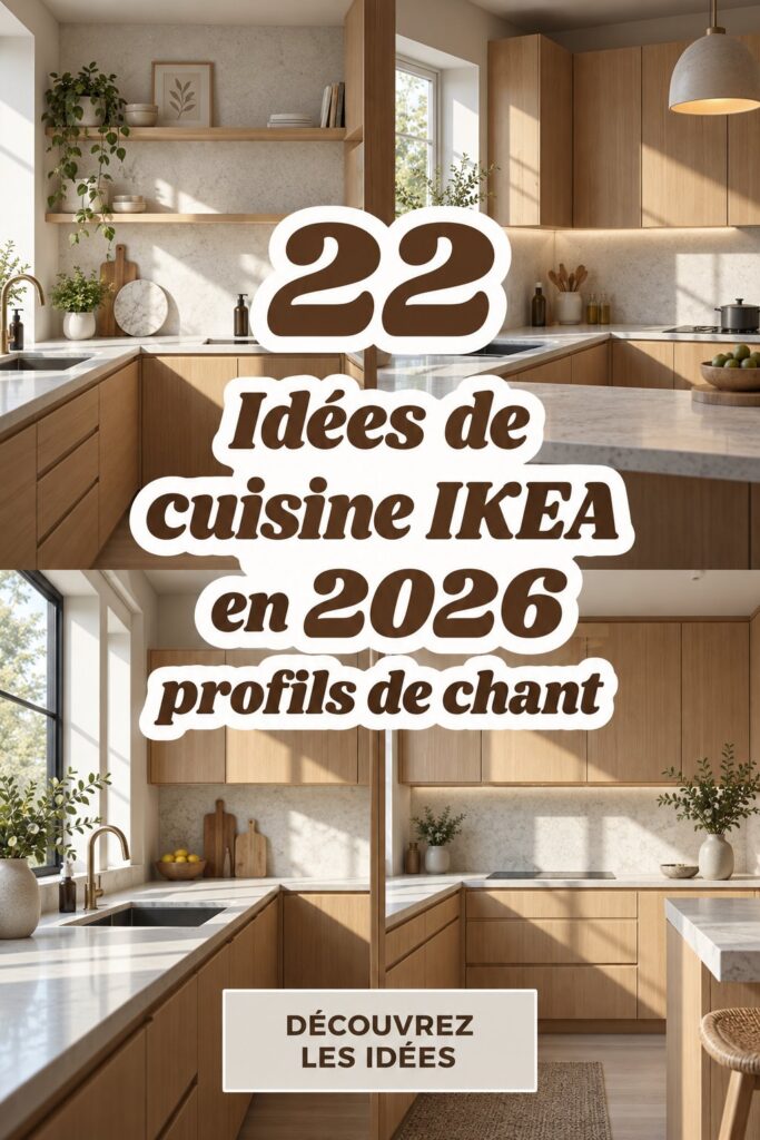 Cuisine moderne IKEA 2026 avec profils de bord tendance