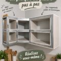 Rénovation d'armoires de cuisine avec une finition en plâtre.
