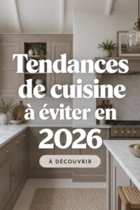 Cuisine moderne avec une décoration intemporelle.