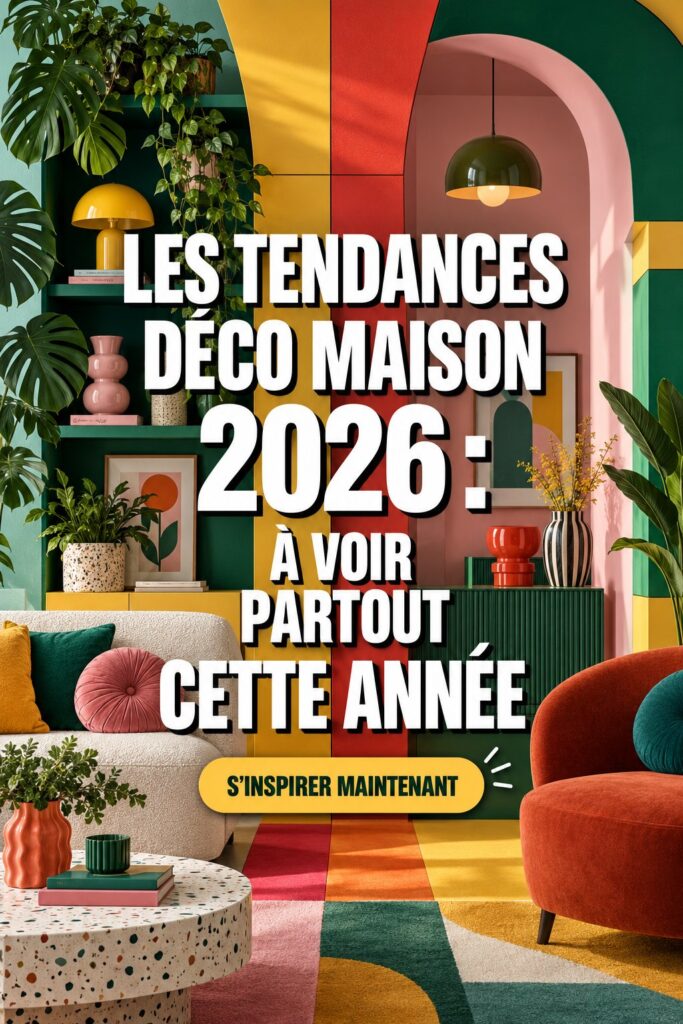Tendances déco 2026 pour un salon moderne