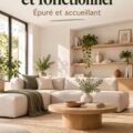 Un salon minimaliste avec des lignes épurées et des couleurs neutres.