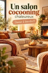 Un salon cocooning chaleureux avec une palette de gris